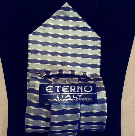 ETERNO ITALY MENS SILK TIE - Picture 1 of 4